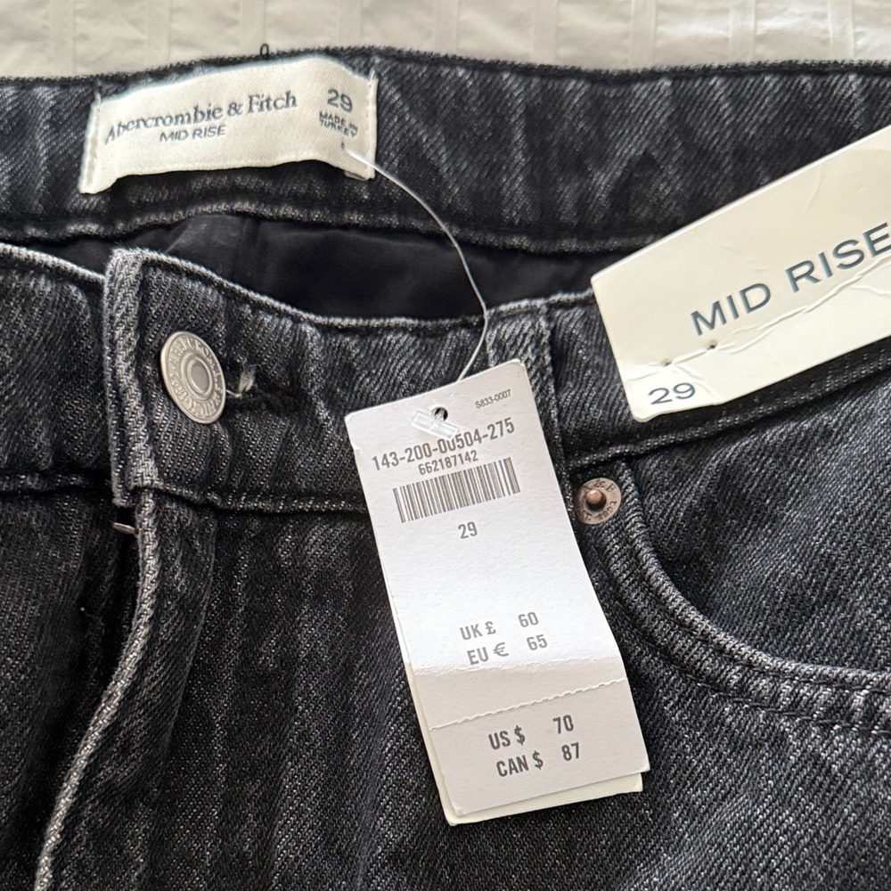 Abercrombie & Fitch Charcoal Denim Skirts - Picture 5 of 10